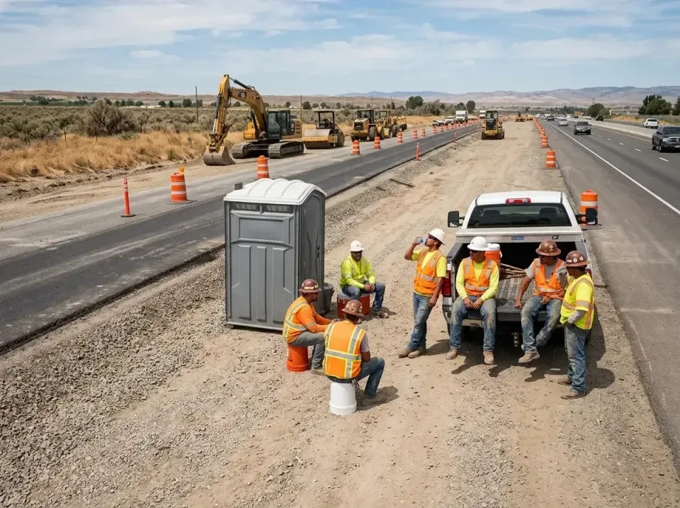 highway-road-construction-crew-007 — frequently asked questions, Porta Potty and Restroom Rentals in Oliver Springs, TN